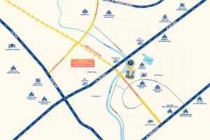 Vị trí dự án Kepler Tower Mỗ Lao